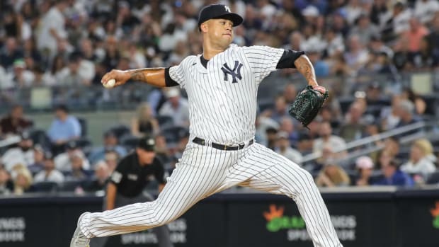 New York Yankees pitcher Frankie Montas